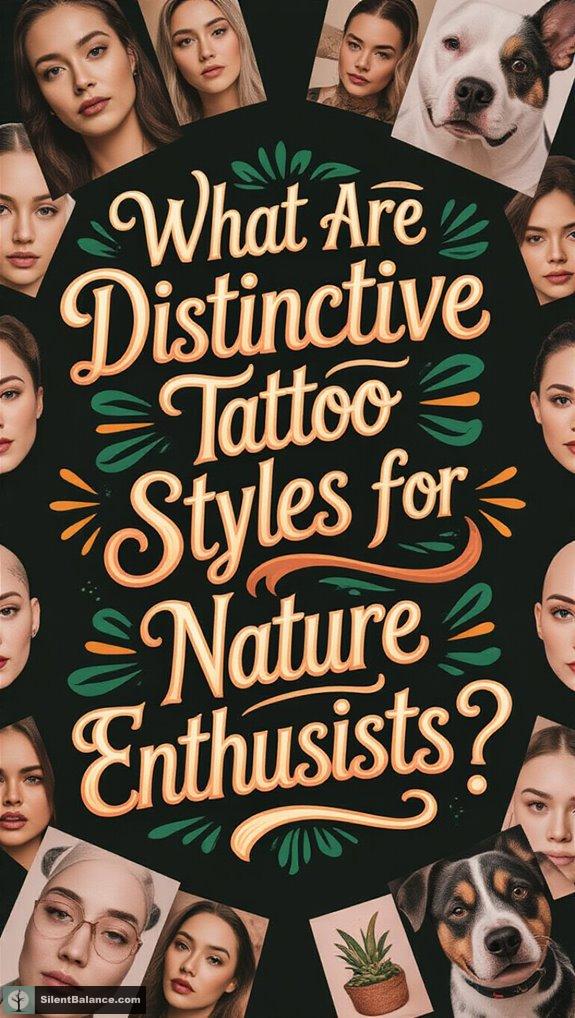 distinctive nature tattoo styles