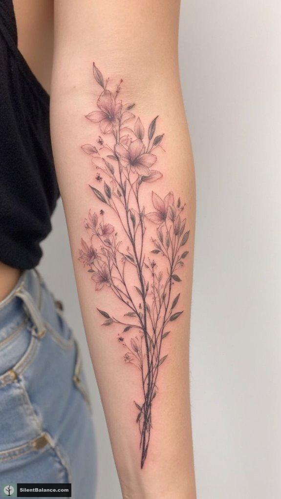 dreamy watercolor willow blooms