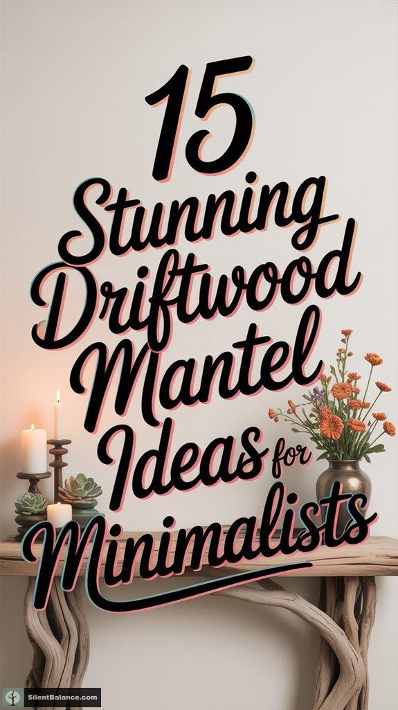 driftwood mantel minimalist designs