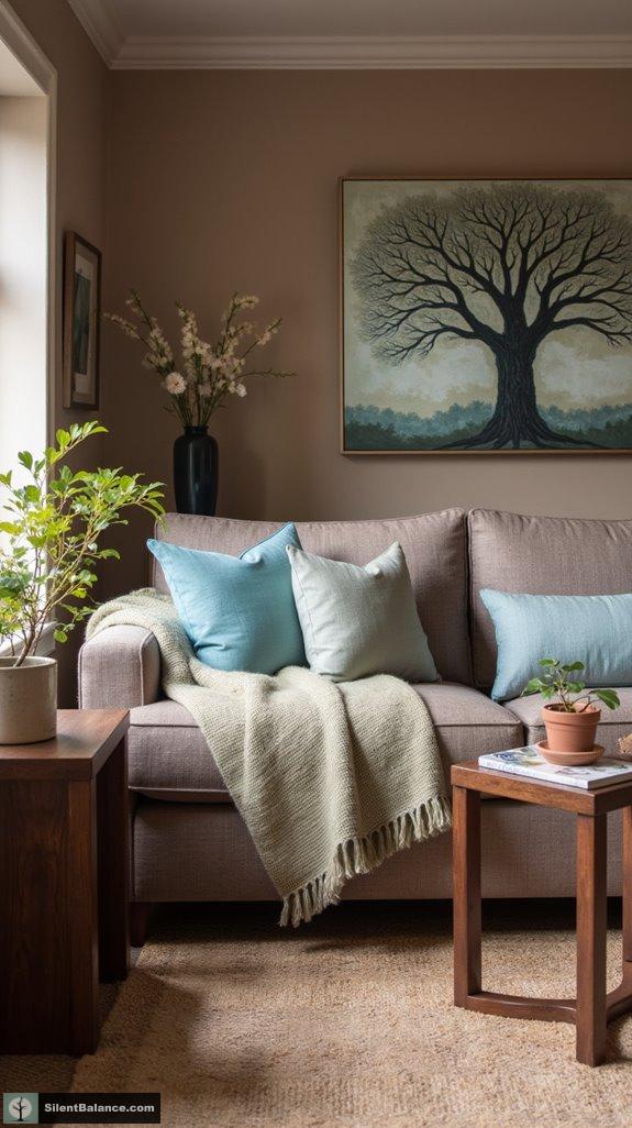 earthy color palette harmony