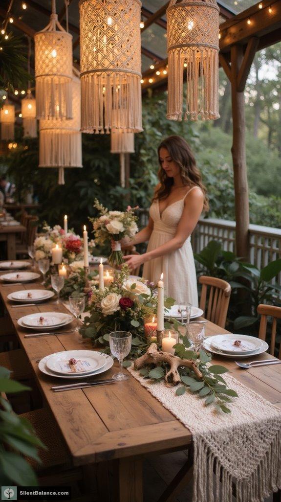 earthy elegance with macram