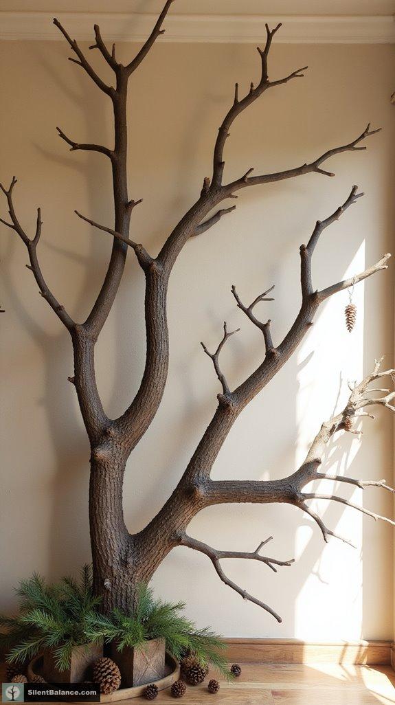 earthy tones and branches