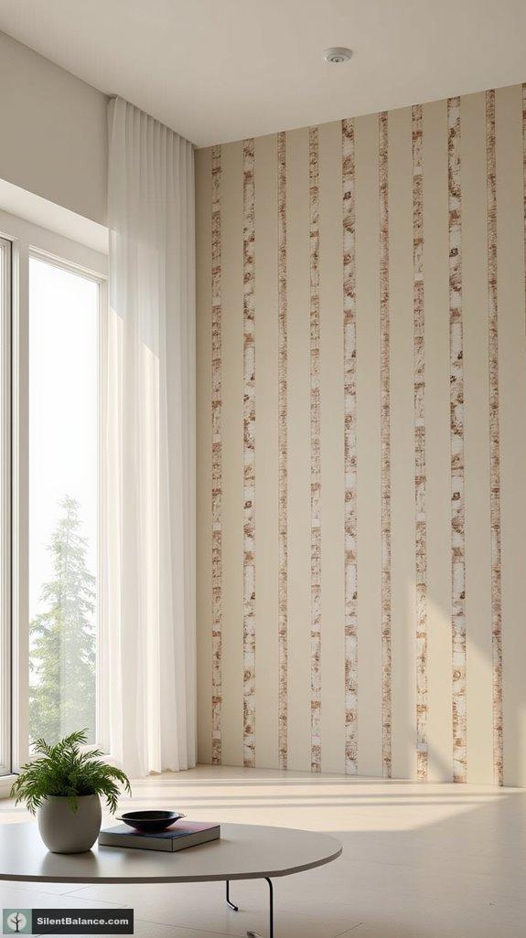 easy birch wall maintenance