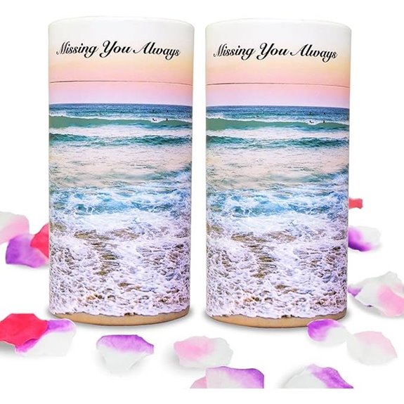 Biodegradable Scatter Tube Urn for Ashes (Set of 2)