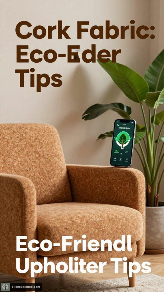 eco friendly cork fabric selection