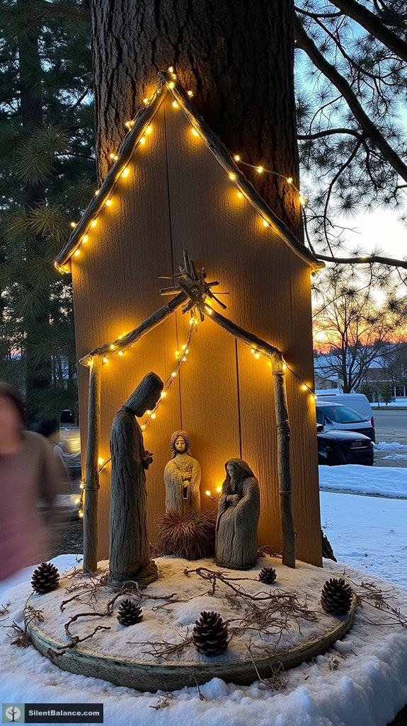 eco friendly holiday decorations outdoors