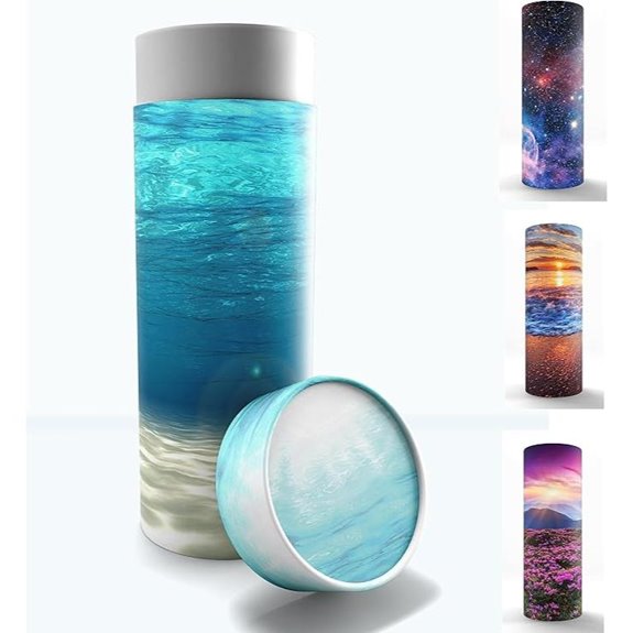 Oceanic Scattering Tubes and Eco-Friendly Urns
