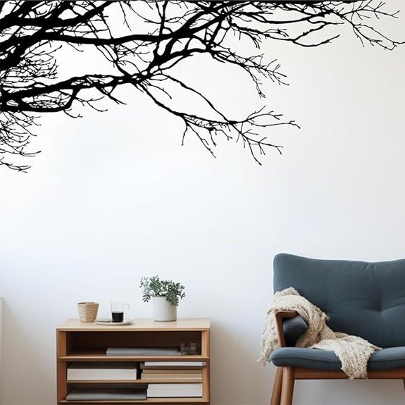 Eersida Tree Wall Decals Peel & Stick Waterproof