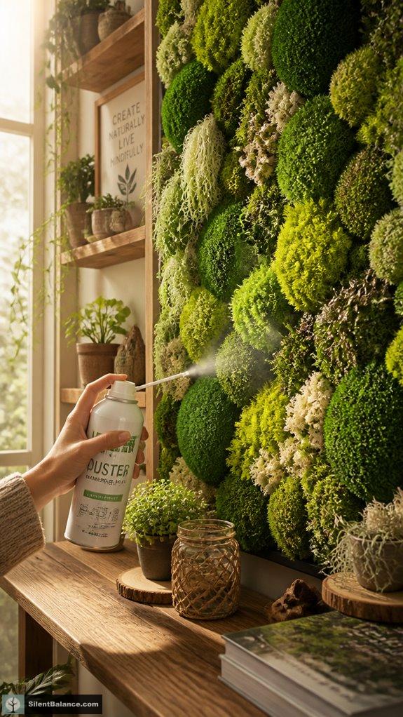 effortless vibrant moss decor