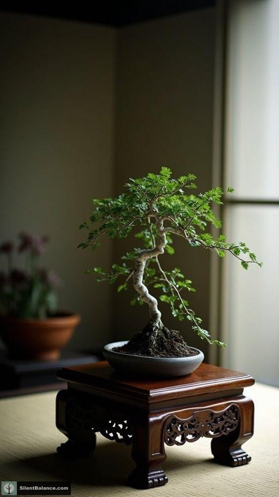 elegance in bonsai presentation