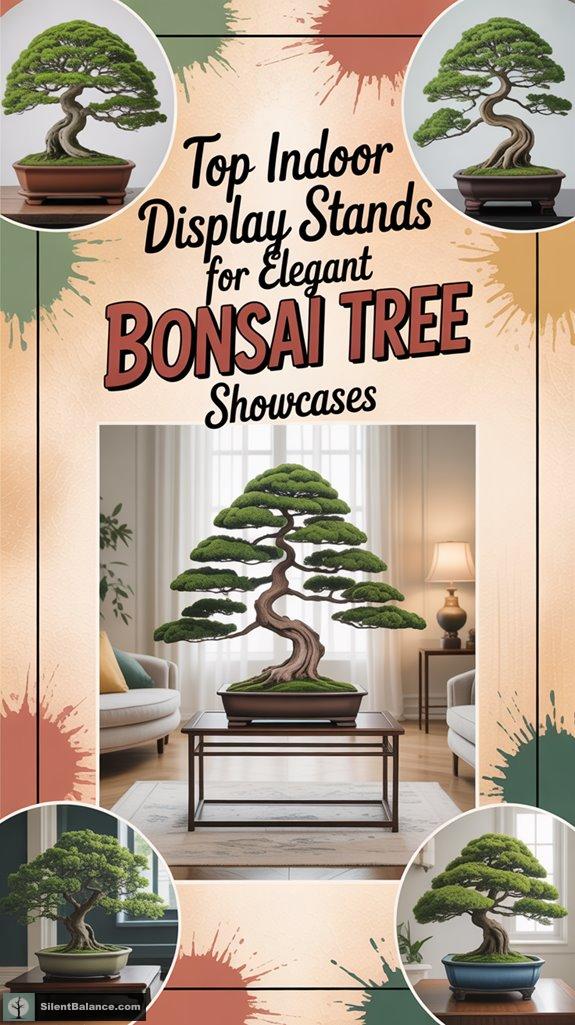 elegant bonsai display stands