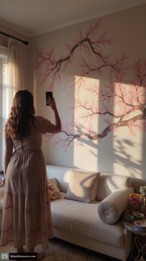 elegant nature inspired decor