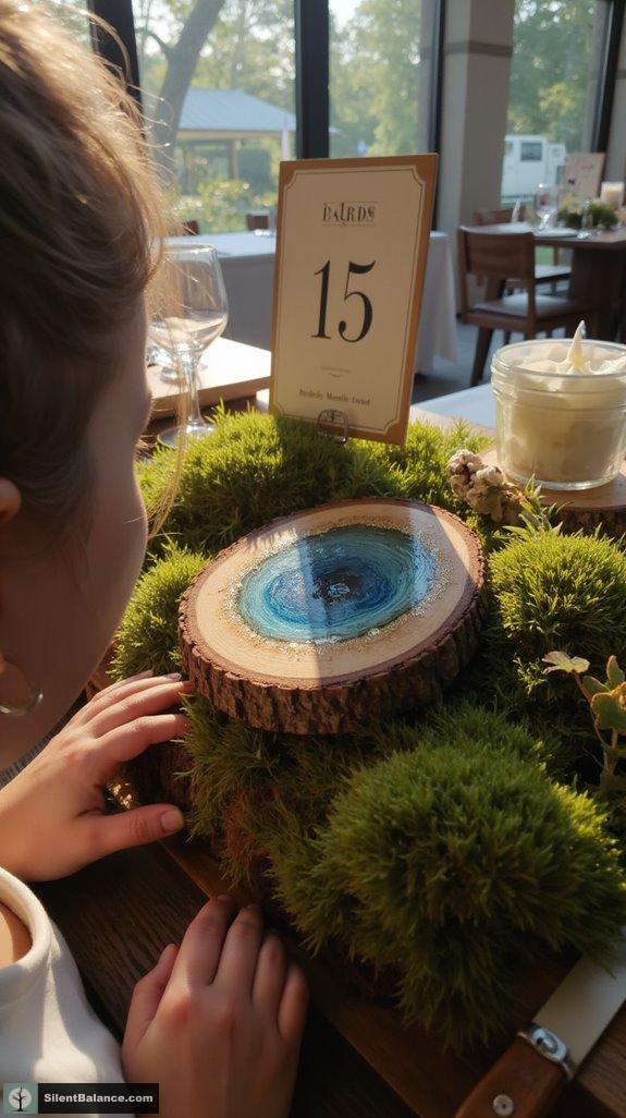 elegant rustic table decor