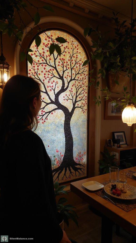 elegant sorbus tree decor