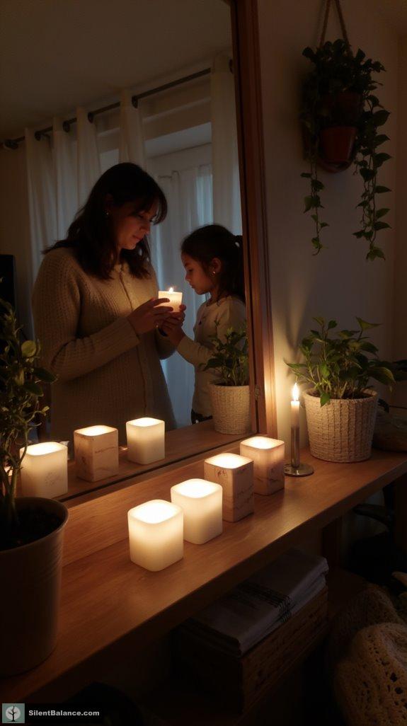elegant sustainable candle decor