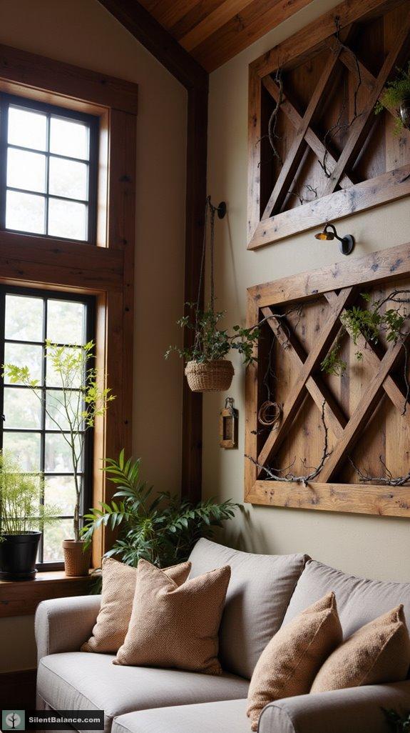 elegant wood wall decor