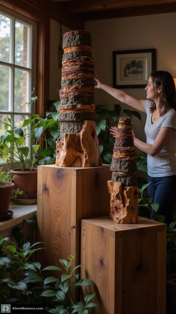elevate art with plinths