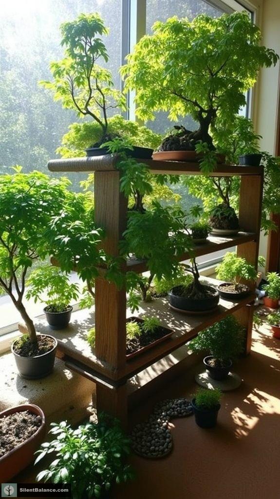 elevate bonsai display aesthetics