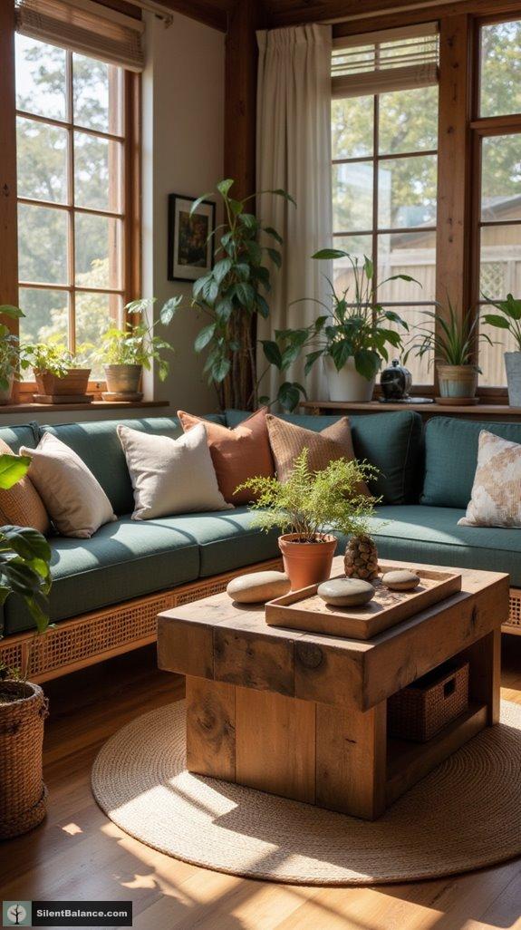 embrace warmth with natural materials