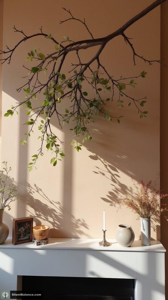 enchanting hanging branch display