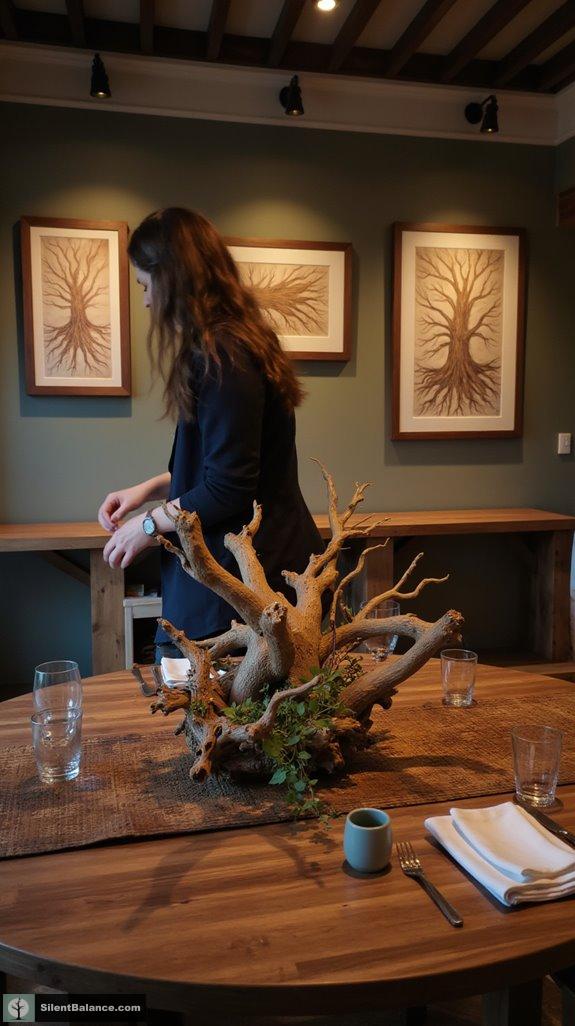enchanting statement root decor