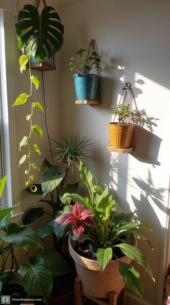 enhance decor with greenery