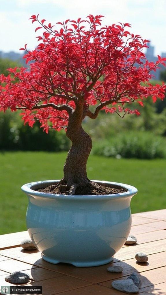 enhancing bonsai with color