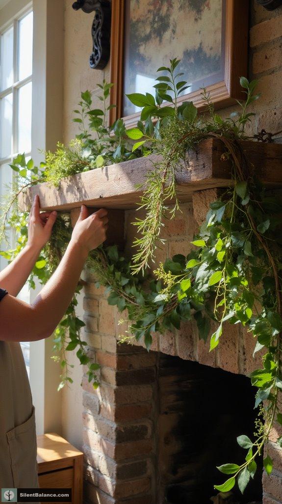 enhancing decor with greenery