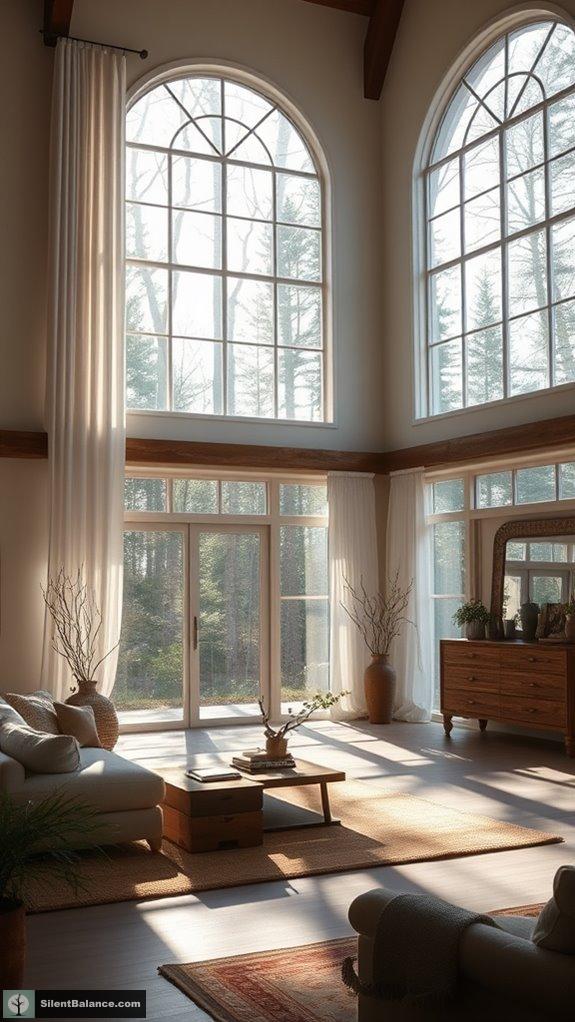 enhancing light in woodlands