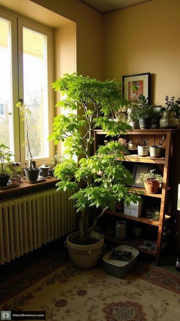 enhancing space with bonsai