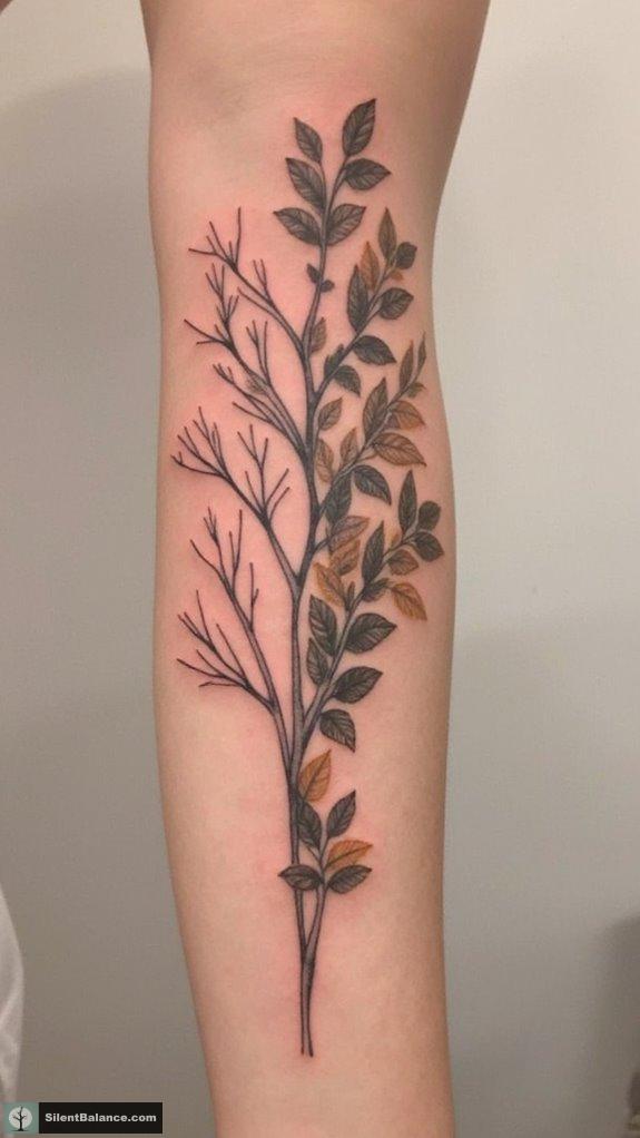 equinox solstice tree tattoos