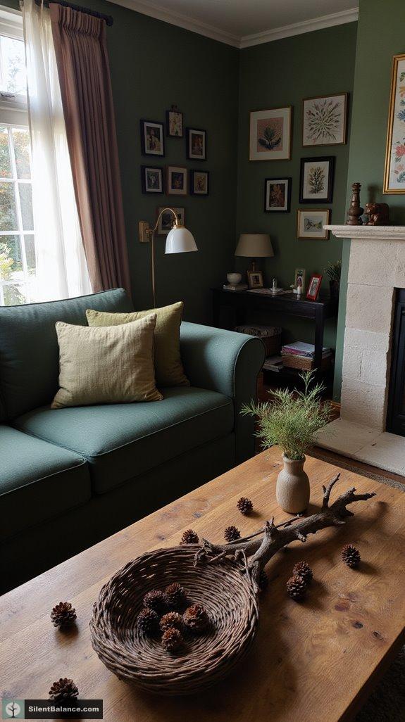 evergreen decor for serenity