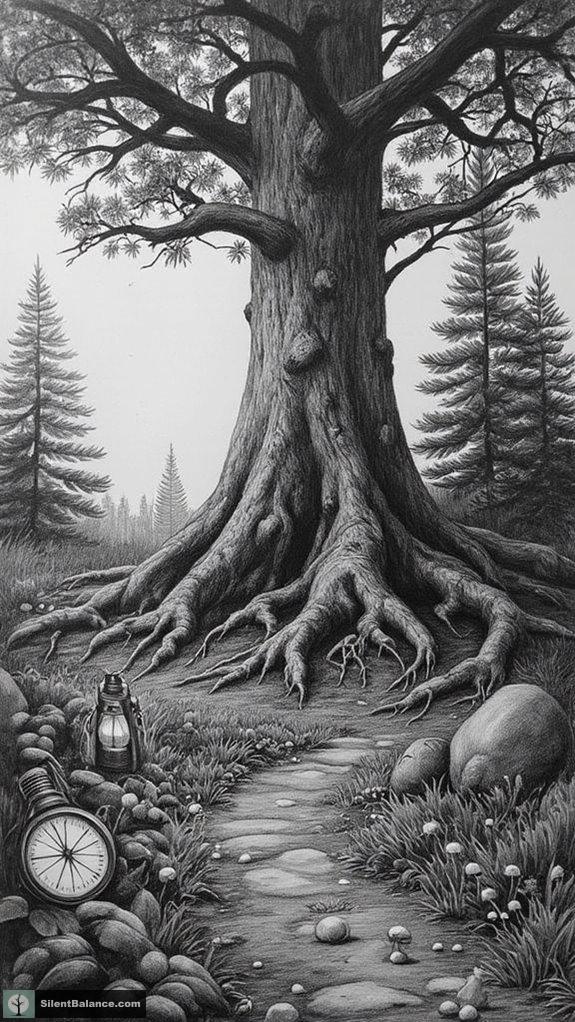 exploring inner darkness outdoors