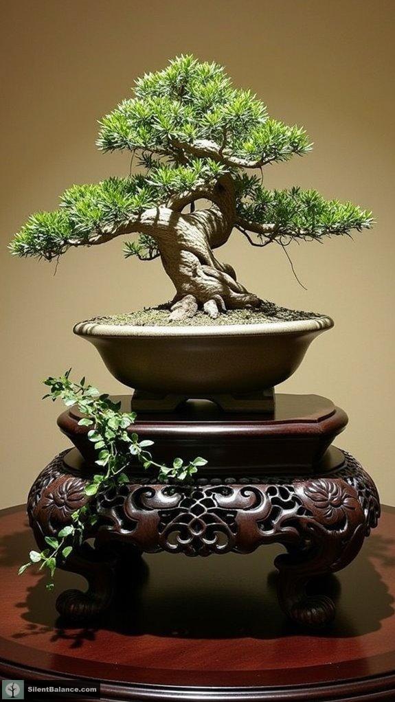 exquisite artistic bonsai stands