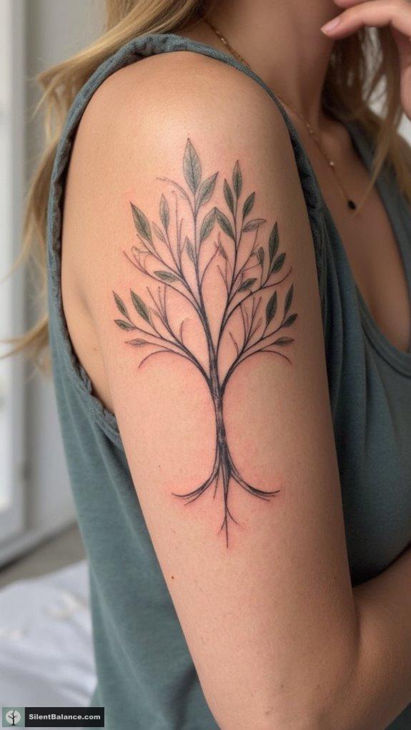 family heritage tree tattoos