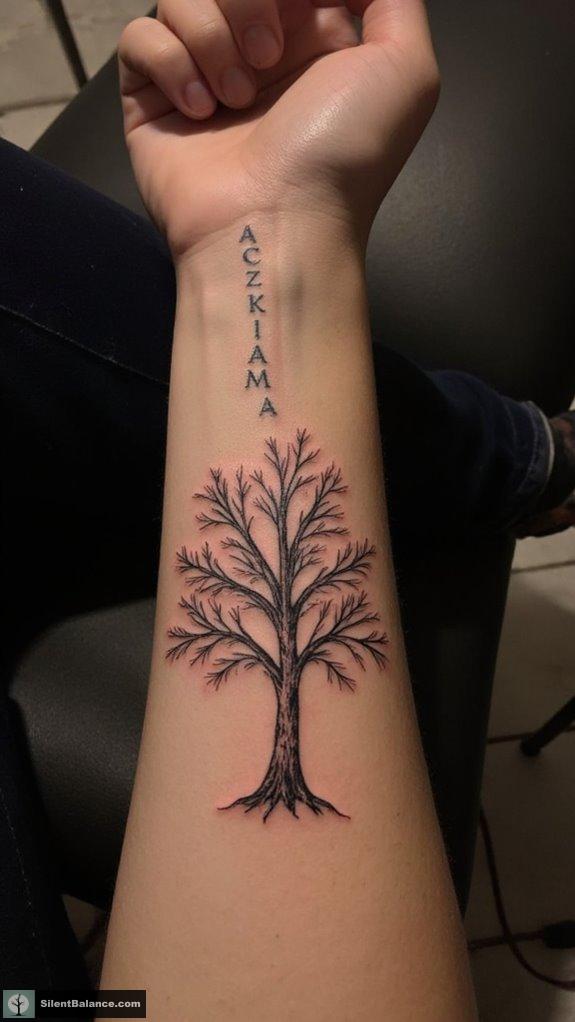 family names in oak