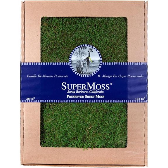 SuperMoss Flat Green Moss for Terrariums & Decor