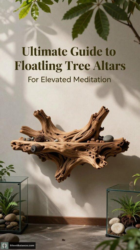 floating tree altar installation