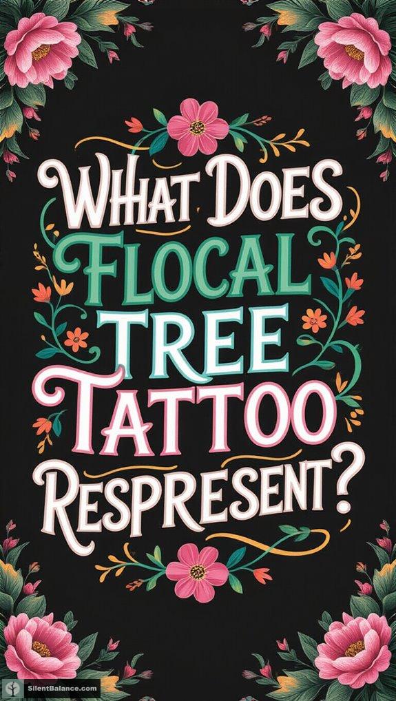 floral tree tattoo symbolism