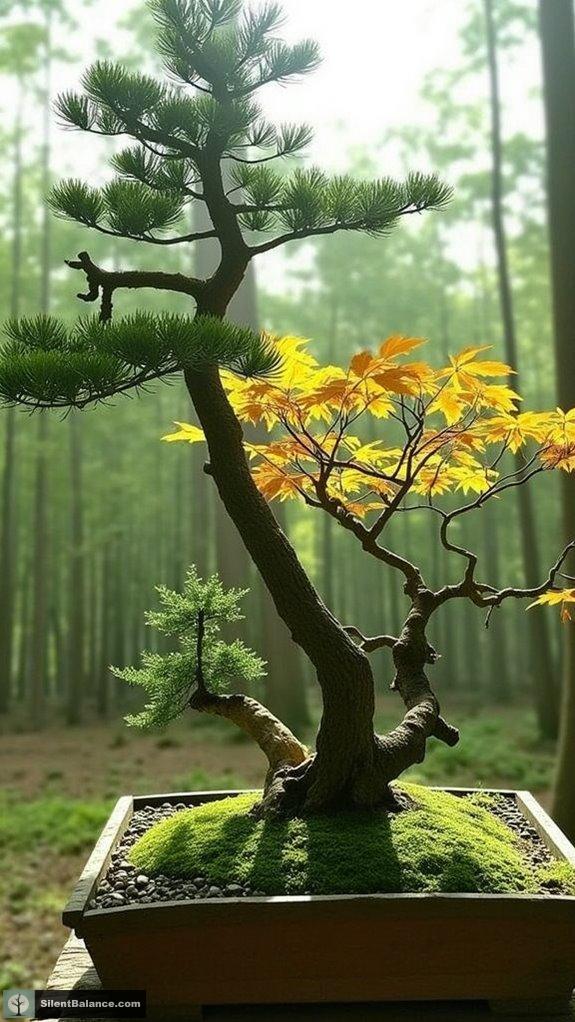 forest harmony through bonsai