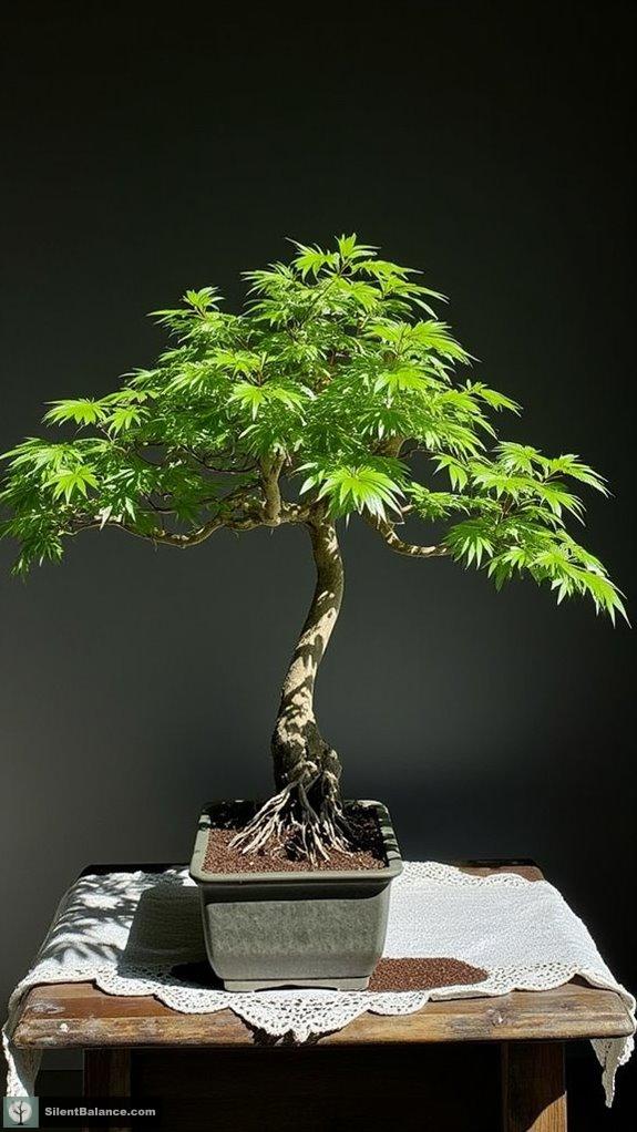 formal upright bonsai tips