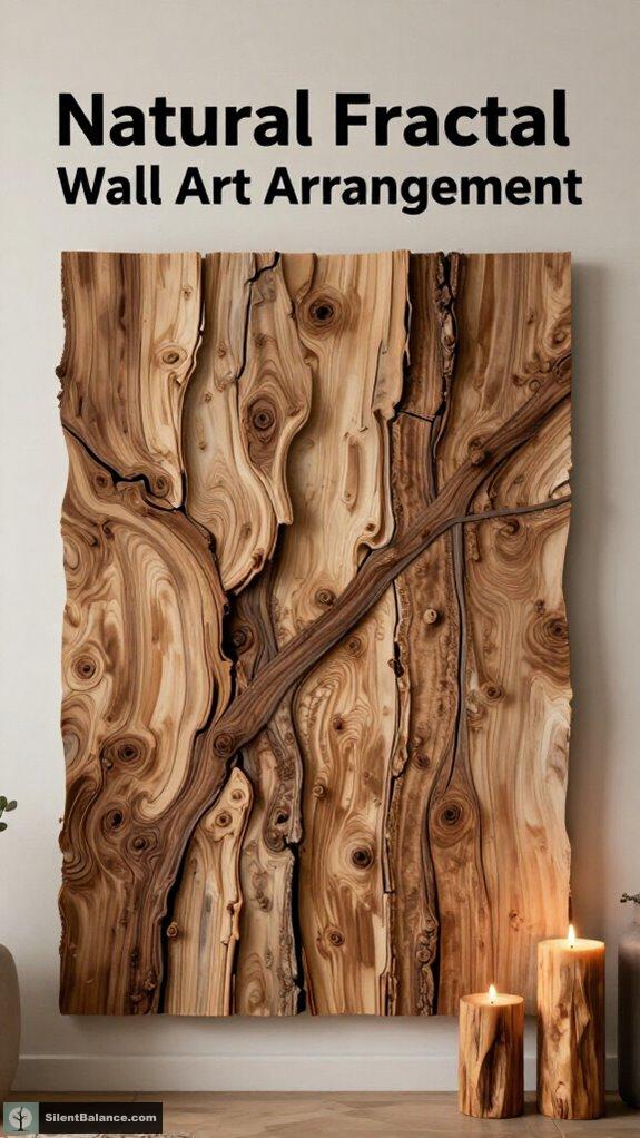 fractal branches wall decor