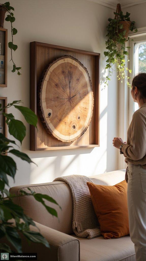 framed nature inspired wall art