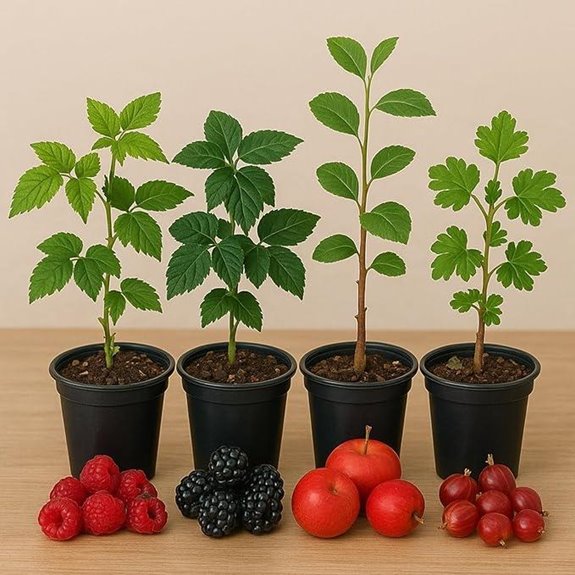 Jam & Jelly Grower’s Kit with 4 Fruit Seedlings