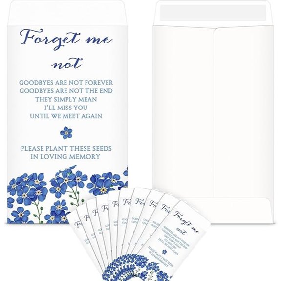 Fumete 120 Forget Me Not Seed Envelopes
