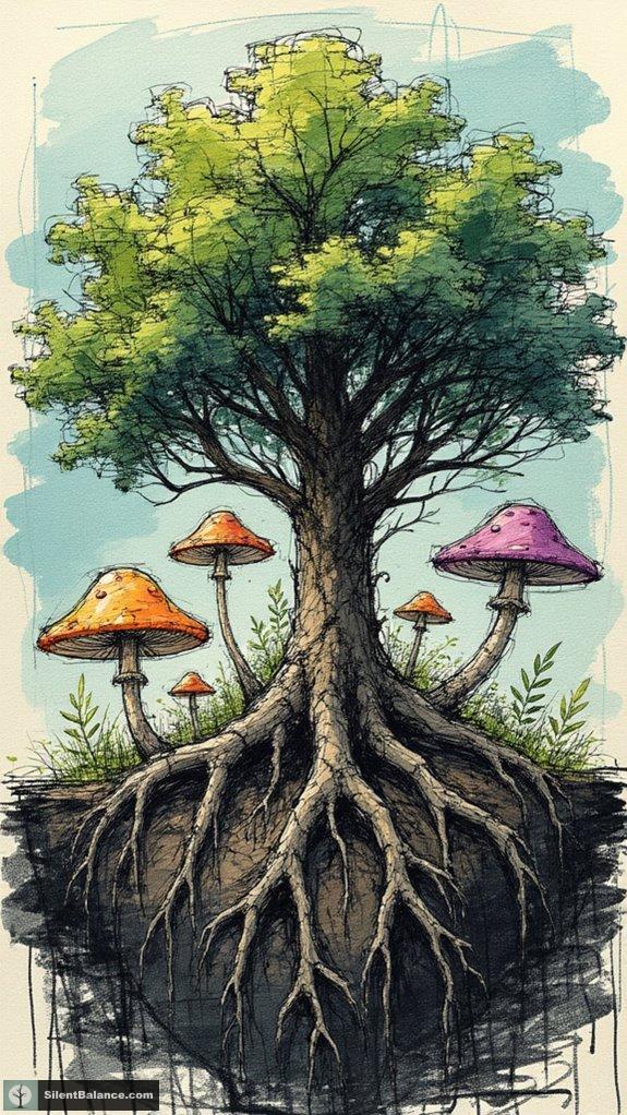 fungal networks foster collaboration