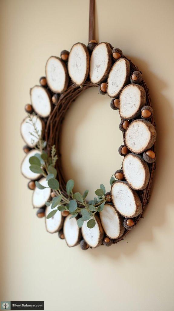 gather beautiful birch slices