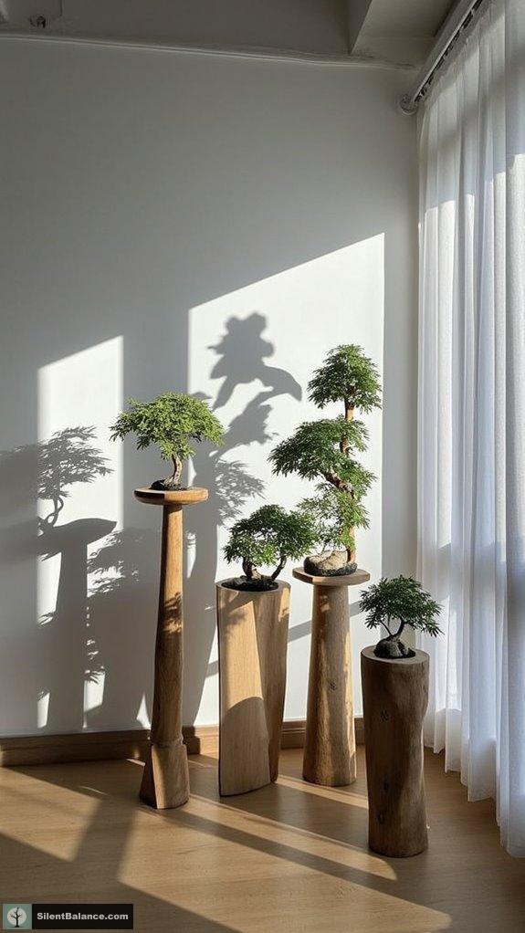 geometric bonsai display techniques