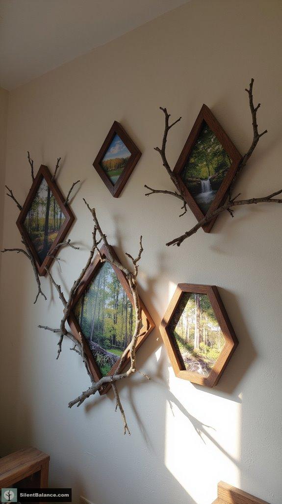 geometric branch decor ideas