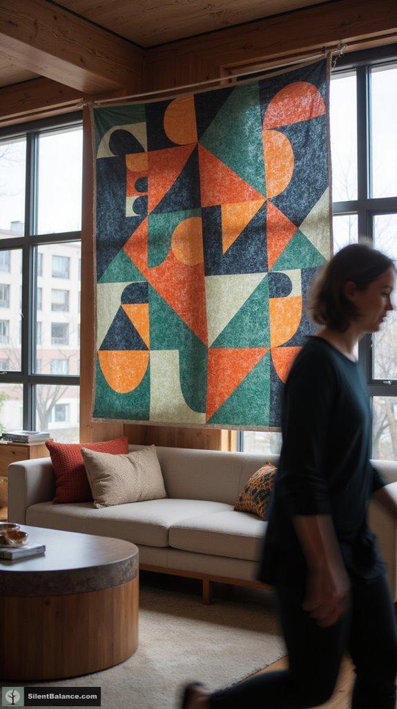 geometric tree patterns decor